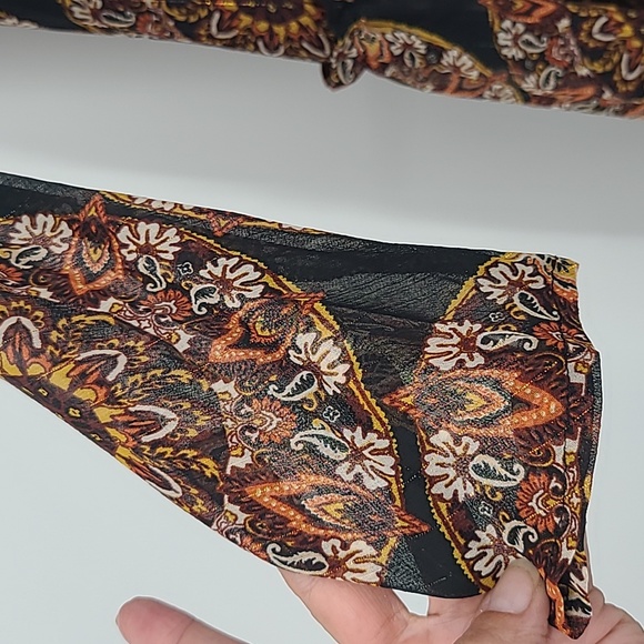 NWT Miss Me maxi dress medium black and brown boho - Picture 3 of 13